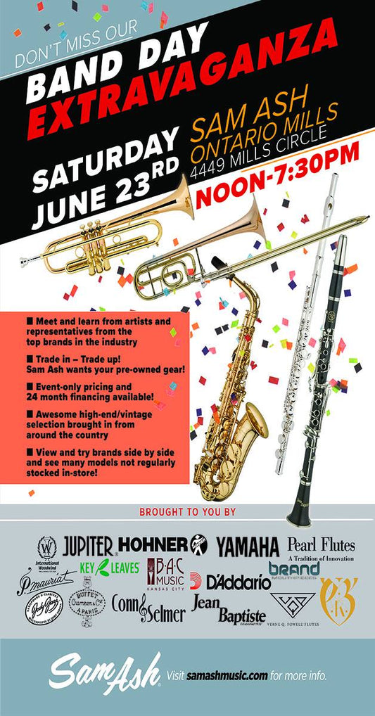 Sam Ash Band Day Extravaganza - June 23, 2018