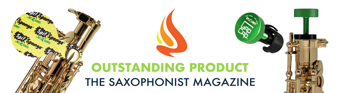 Spit Sponge wins "Outstanding Product" rating from The Saxophonist Magazine
