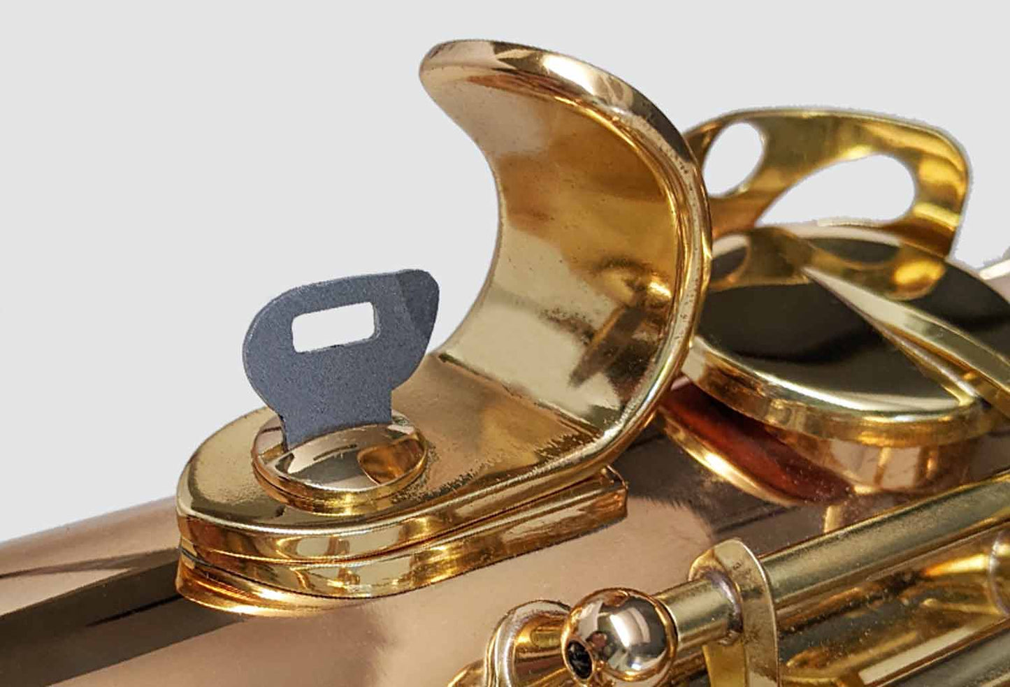 RULON Ergonomic Saxophone Thumb Rest - Gold Plate