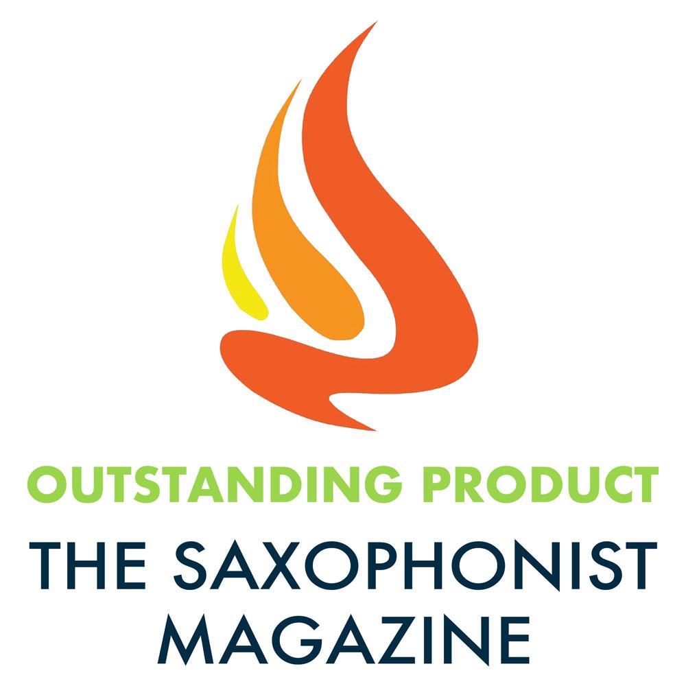 The Saxophonist Magazine reviewed the Spit Sponge pad dryer and gave it "Outstanding Product" designation