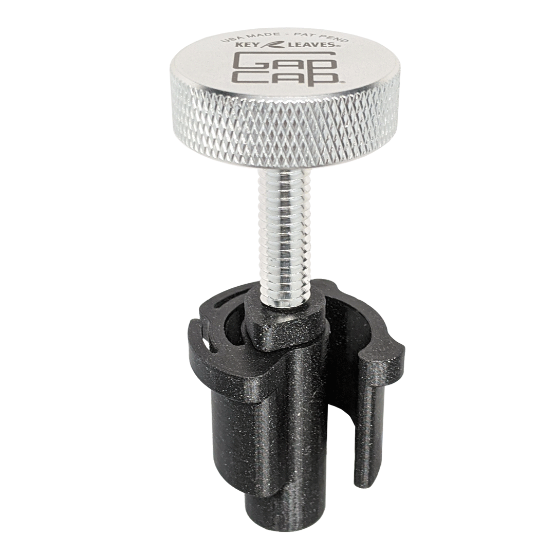 A silver plated GapCap® saxophone cap to protect octave key and sax pads.