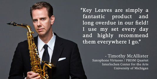 Saxophone Master Timothy McAllister Endorses Key Leaves