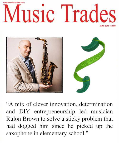 Music Trades Magazine features Key Leaves and founder Rulon Brown