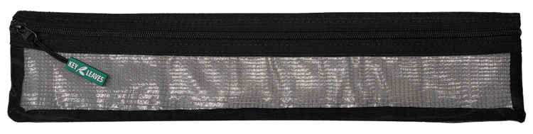 Key Leaves FLUTE POUCH sticks to a flute case so you can fill it with flute cleaning tools like swab, cleaning rod, polishing cloth, and pencil. This flute pouch adds space to a flute case so you can store all your care items safely without having to cram them inside the flute case and risk bending keys and tarnishing silver.