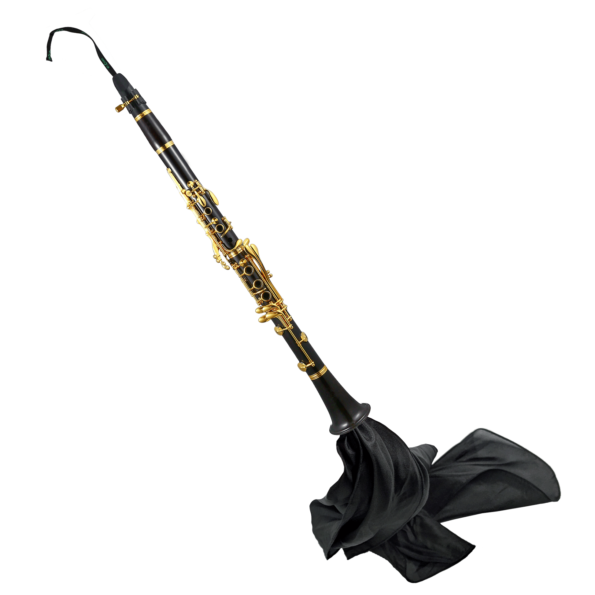 Key Leaves B Flat Clarinet Silk Cleaning Swab is large enough to clean the entire instrument well and made from premium silk with the weight sewn inside the cord so it cannot scratch or harm the instrument.