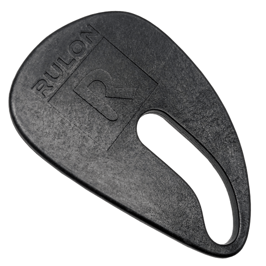 The RULON saxophone thumb rest replaces the right thumb hook of the saxophone. The RULON sax rest is ergonomic to adjust for any hand size or grip shape. It helps remove pain and thumb discomfort while playing.