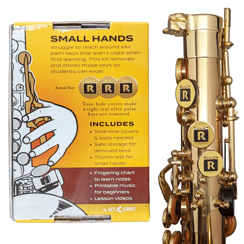 Palm Key Removal Kit Create a Saxophone For Small Hands Key Leaves