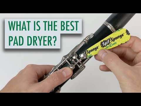 Spit Sponge™ (2 piece) Woodwind Pad Dryer
