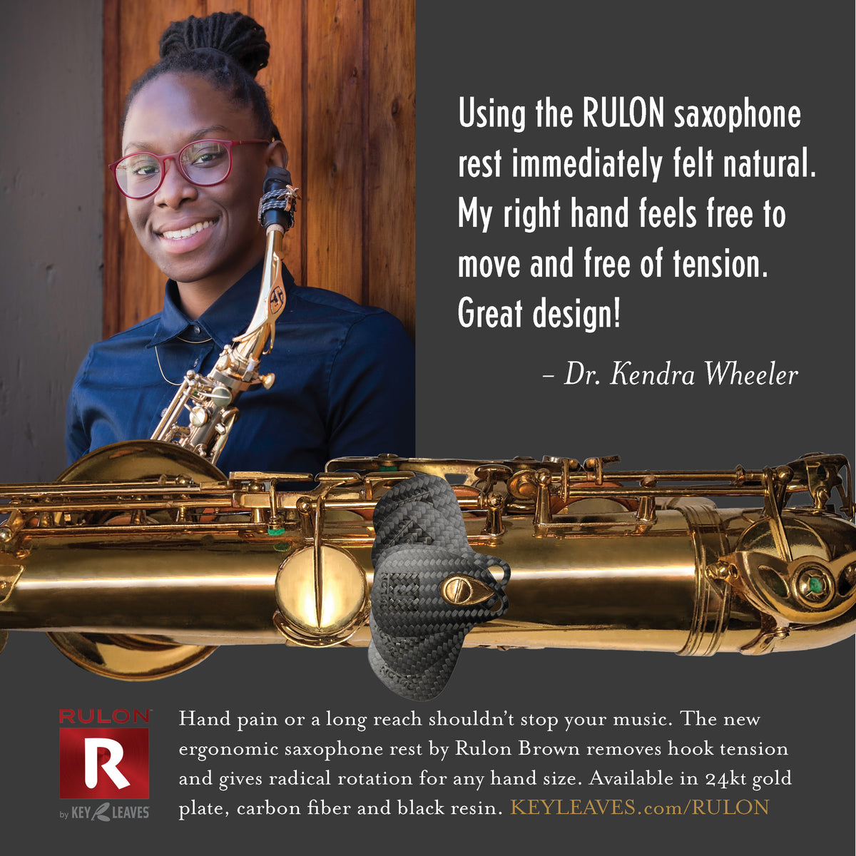 RULON Ergonomic Saxophone