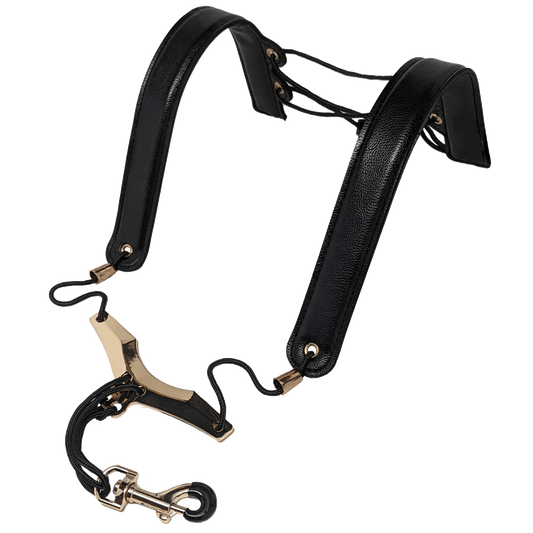 Vegan Leather Saxophone Neck Strap - Shoulder Back Strap