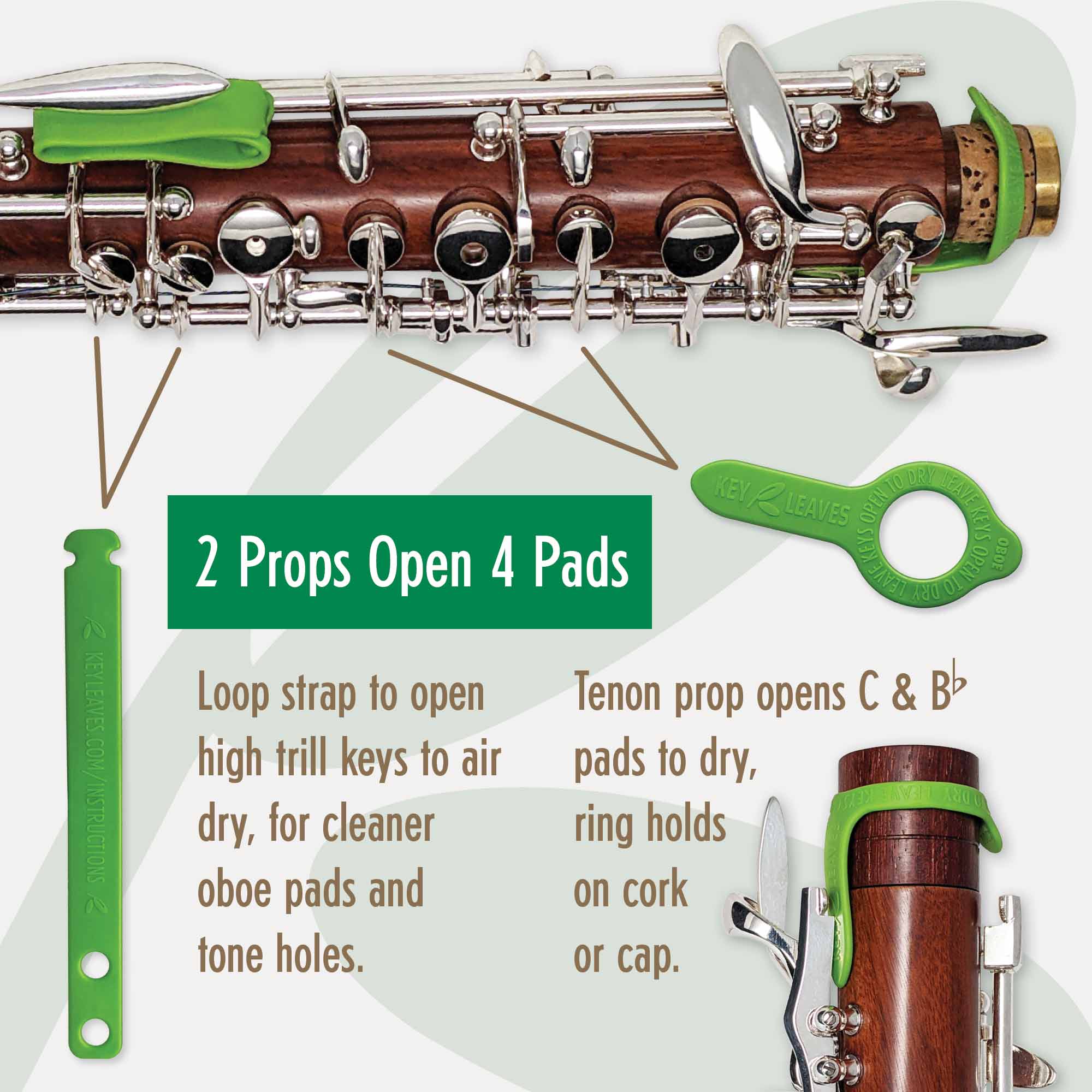 Key Leaves Oboe Key Props - Fix Sticky Pads and Tone Holes