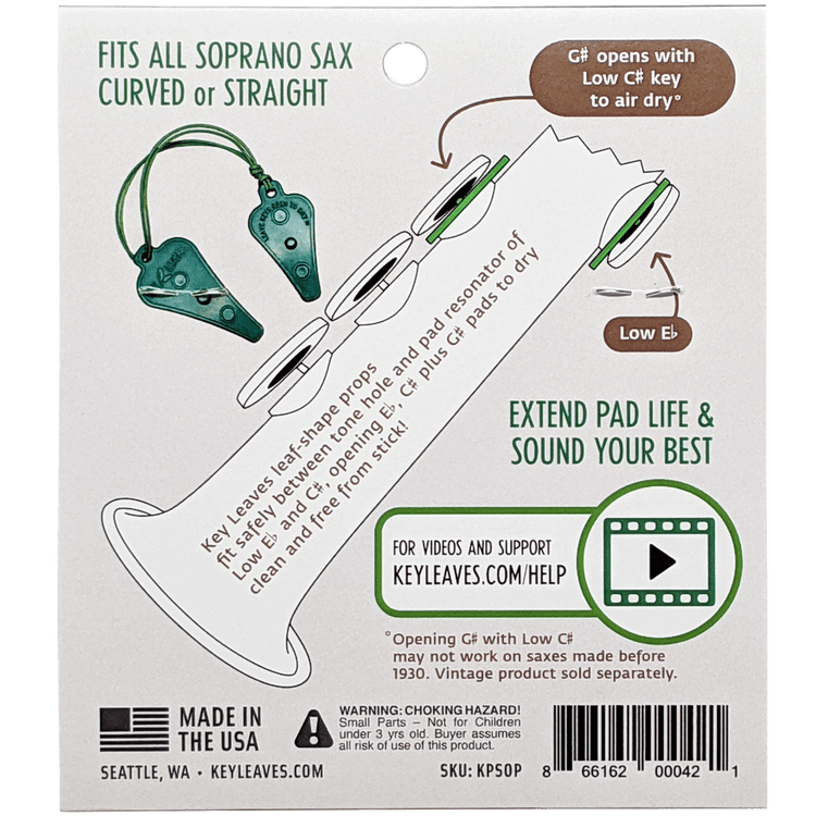 Soprano Sax Key Props