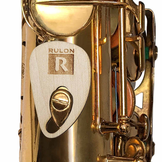 RULON Ergonomic Saxophone Thumb Rest - Wood Trial Version