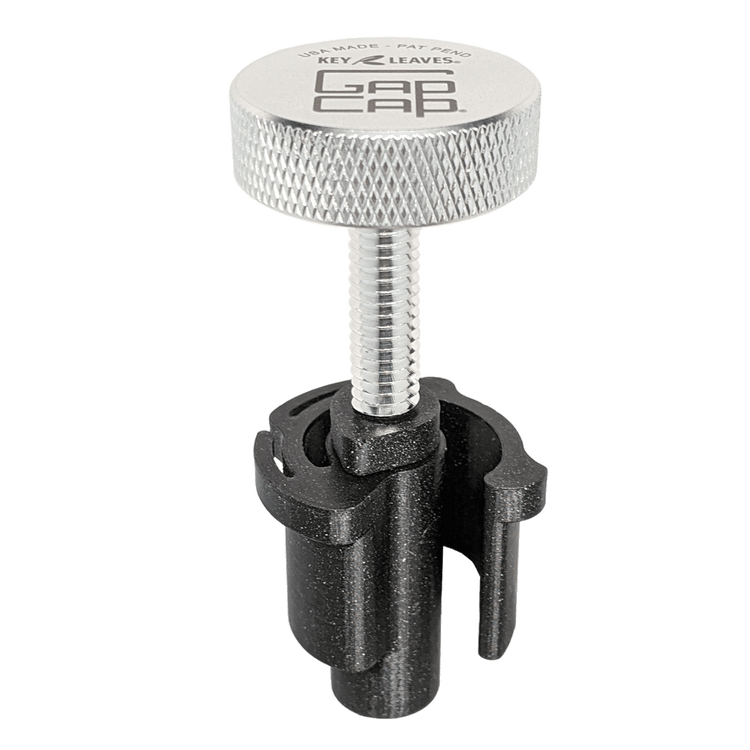 A silver plated GapCap® saxophone cap to protect octave key and sax pads.