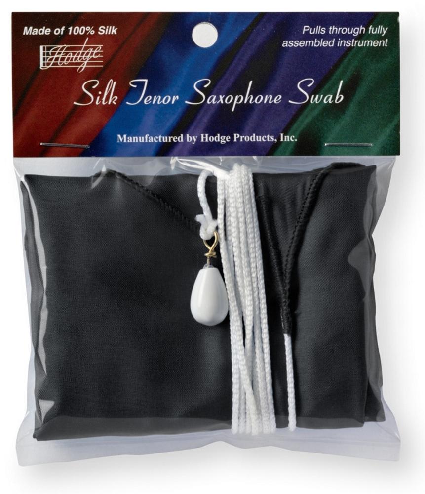 Black silk saxophone swab cleans the sax and keeps pads dryer and help act as a pad saver to keep pad leather clean and soft and stop sticky saxophone pads from malfunction.